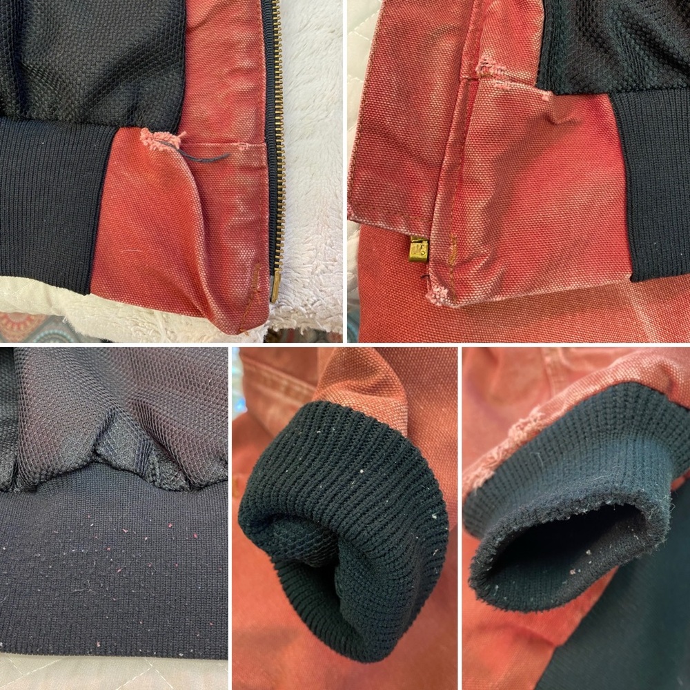 Rare VTG 90s Carhartt Santa Fe JR0456 Southwest Aztec Navajo ‘Clay’ Jacket XL - Picture 9 of 16